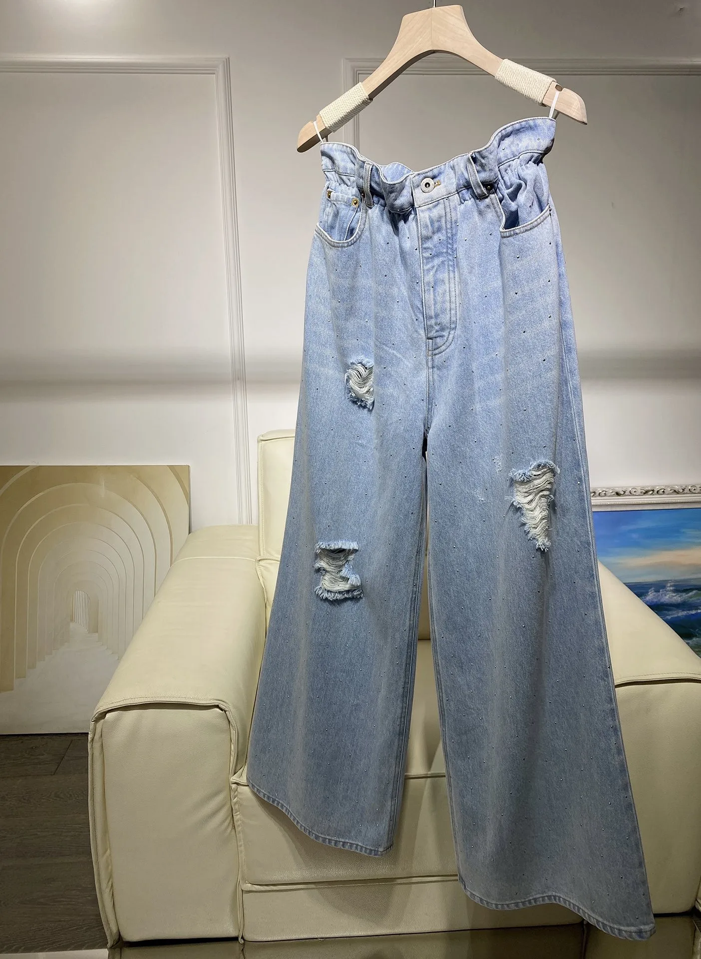 Female Clothing Woman Clothes Urban Trousers Women Clothing Pants Spring 2022 Women's Jeans Denim Pants Ripped Wide Leg Jeans
Female Clothing Woman Clothes Urban Trousers Women Clothing Pants Spring 2022 Women's Jeans Denim Pants Ripped Wide Leg Jeans