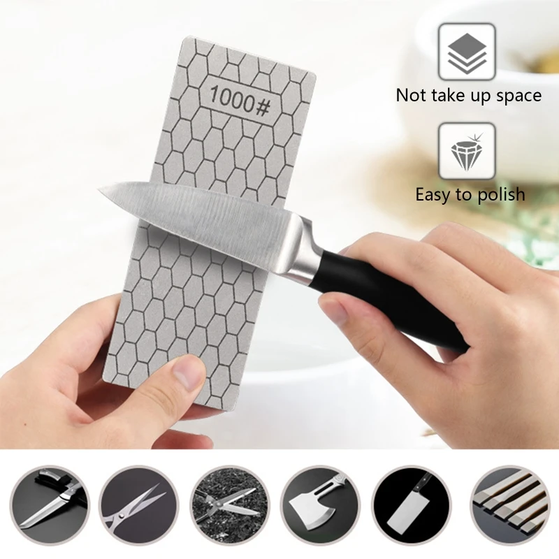 Convenient Knife Sharpener Whetstone Diamond Knife Sharpening Stone Grinding Bars Grit 400/600/1000/1200 Honing Stone
Convenient Knife Sharpener Whetstone Diamond Knife Sharpening Stone Grinding Bars Grit 400/600/1000/1200 Honing Stone