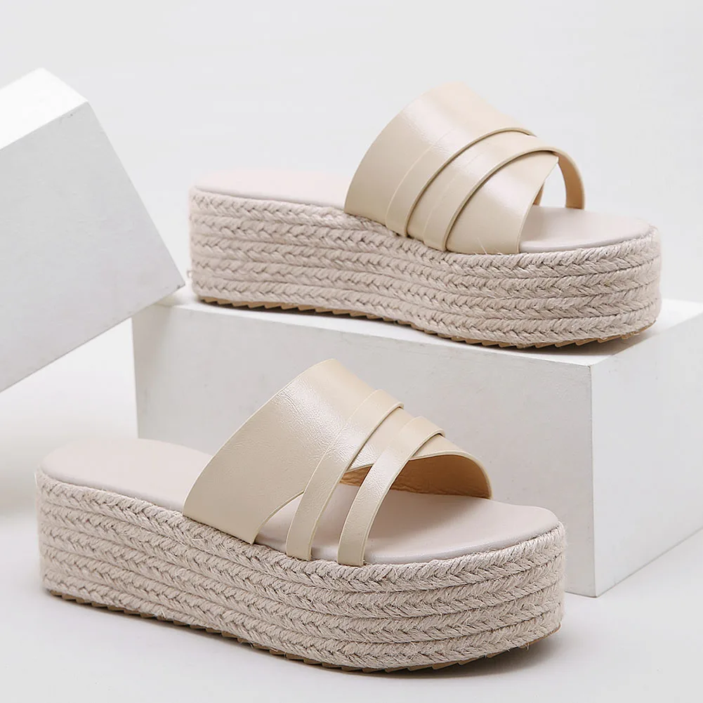 2023 Women's Sandals Summer Outdoor Slipper Platform Wedges Leisure Comfy Walking Espadrille Wedge Sandal
2023 Women's Sandals Summer Outdoor Slipper Platform Wedges Leisure Comfy Walking Espadrille Wedge Sandal