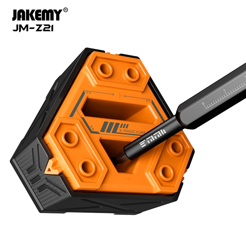 

JAKEMY JM-Z21 360° Rotating Screwdriver Magnetizer Demagnetizer for Screwdriver Bit Fast Magnetization