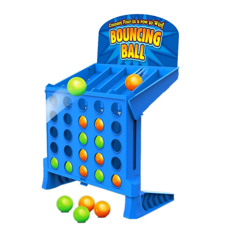 Bouncing Linking Shots Educational Toys Children's Portable Jump Ball Four-Line Board Game Toy For Children
Bouncing Linking Shots Educational Toys Children's Portable Jump Ball Four-Line Board Game Toy For Children