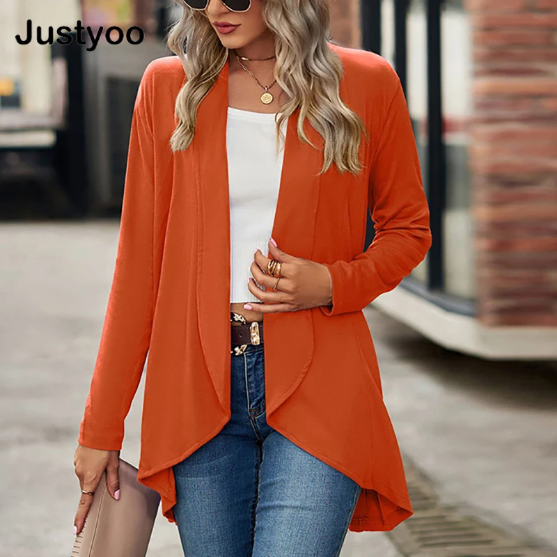 New Elegant Autumn Cardigan Women Casual Long Sleeve Solid Open Front Cardigans For Women Casual Jackets Coat 2023
New Elegant Autumn Cardigan Women Casual Long Sleeve Solid Open Front Cardigans For Women Casual Jackets Coat 2023