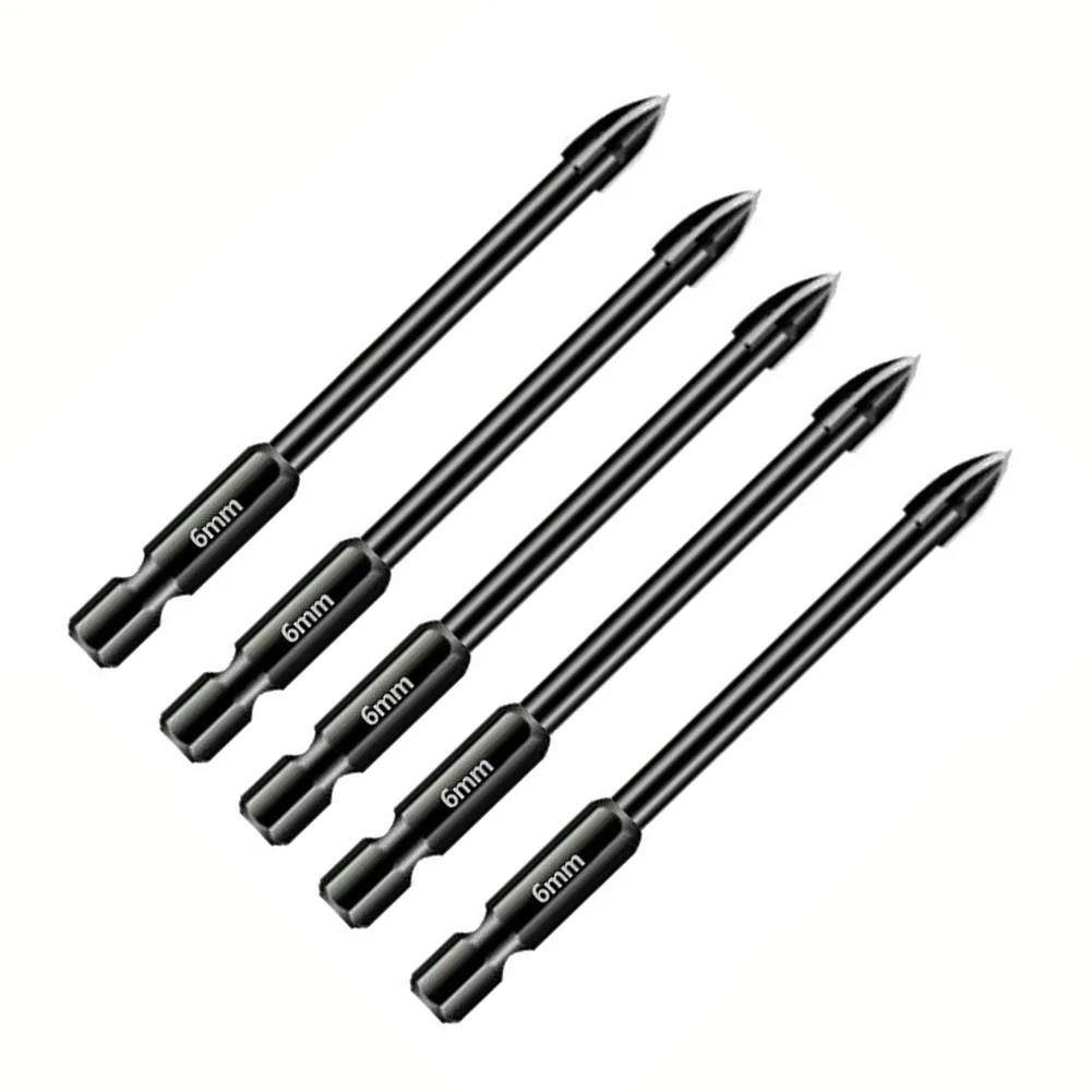 5PC 6mm Tile Porcelain Drill Bit Marble Ceramic Glass Brick Shank Hex Spear Head For Power Tools Accessories
5PC 6mm Tile Porcelain Drill Bit Marble Ceramic Glass Brick Shank Hex Spear Head For Power Tools Accessories