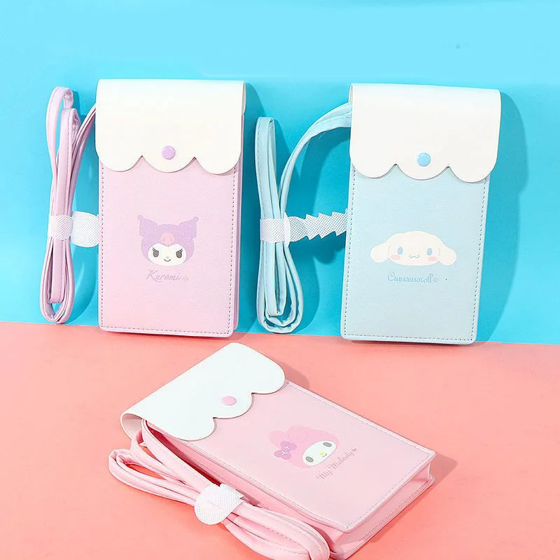 Sanrio Mymelody Kuromi Cinnamoroll Kawaii Mobile Phone Protection Bag Going Out Diagonal Small Bag Coin Purse Mini Storage Bag
Sanrio Mymelody Kuromi Cinnamoroll Kawaii Mobile Phone Protection Bag Going Out Diagonal Small Bag Coin Purse Mini Storage Bag