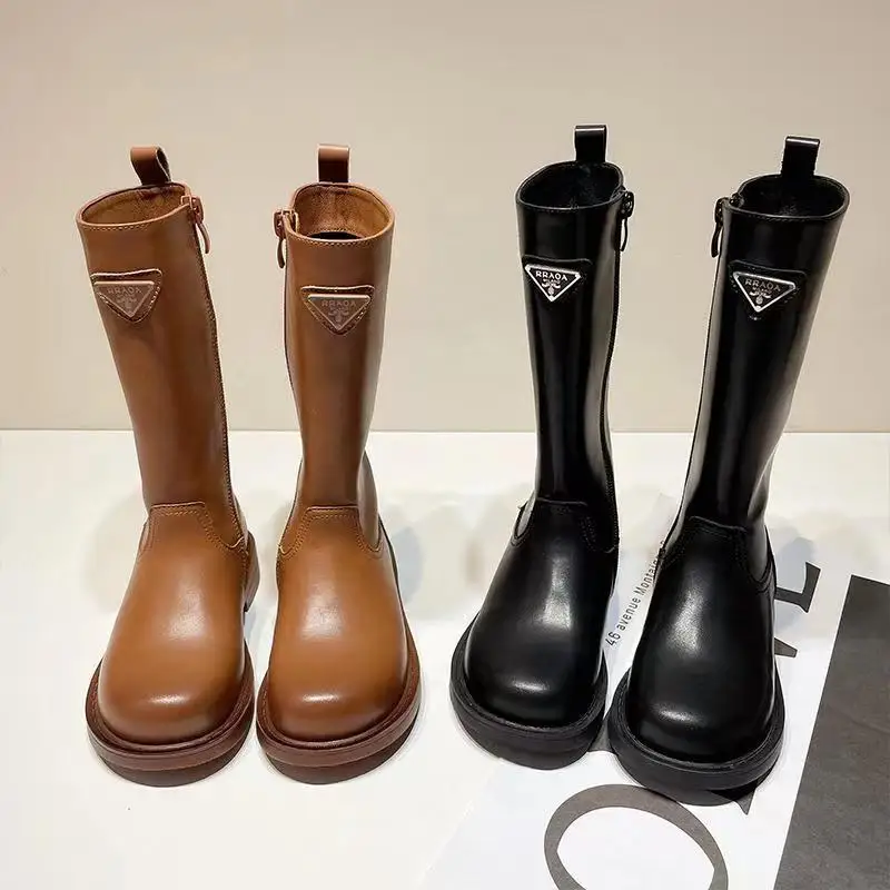 Girls' High Boot Spring and Autumn New Fashion Girls' Single Boot Children's Winter Side Zipper High Top Leather Boots 26-39
Girls' High Boot Spring and Autumn New Fashion Girls' Single Boot Children's Winter Side Zipper High Top Leather Boots 26-39