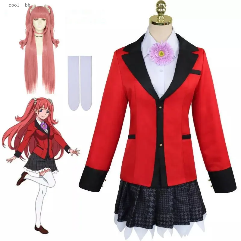 Anime Kakegurui Compulsive Gambler Yumemi Jabami Cosplay Costumes Halloween Costumes for Women Suit Role Play Uniform Clothing
Anime Kakegurui Compulsive Gambler Yumemi Jabami Cosplay Costumes Halloween Costumes for Women Suit Role Play Uniform Clothing