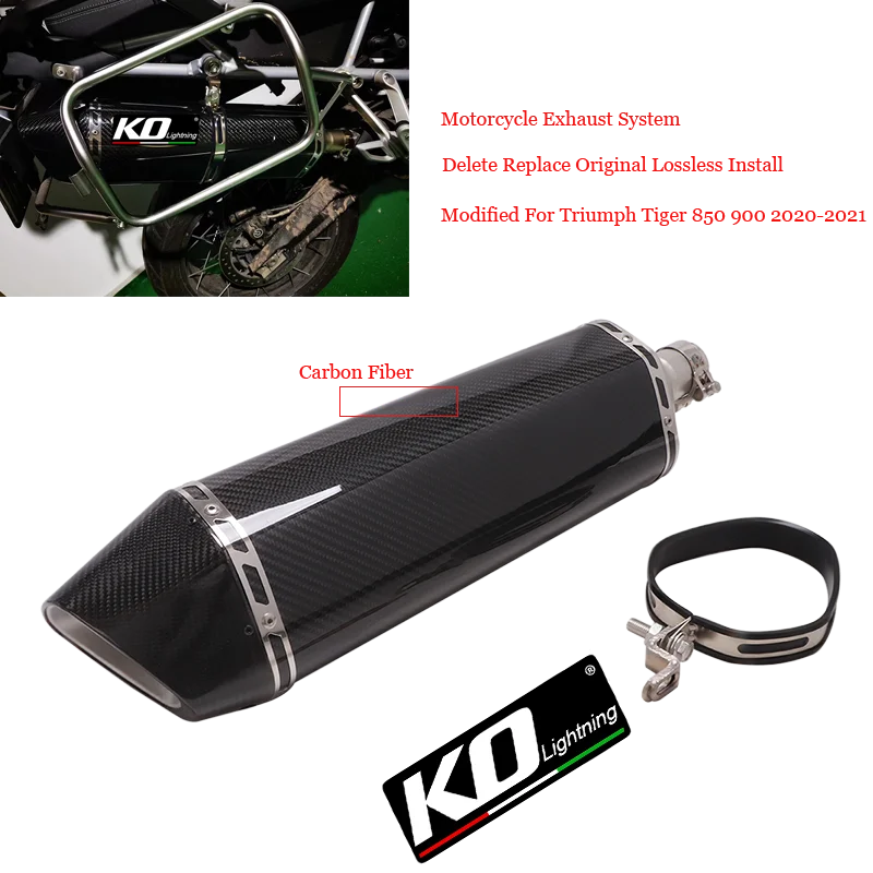 Motorcycle Delete Replace Original Link Pipe Muffler Tubes Exhaust System Lossless Modified For Triumph Tiger 850 900 2020 2021
Motorcycle Delete Replace Original Link Pipe Muffler Tubes Exhaust System Lossless Modified For Triumph Tiger 850 900 2020 2021