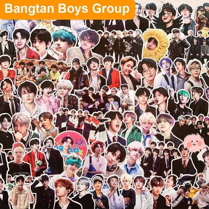 100pcs Bangtan Boys Group Stickers Accessories Laptop Computer Scrapbooking Phone Decal Kpop Deco Sticker Korean Star SUGA JIMIN
100pcs Bangtan Boys Group Stickers Accessories Laptop Computer Scrapbooking Phone Decal Kpop Deco Sticker Korean Star SUGA JIMIN