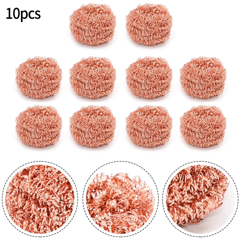 10 PCS Copper Wire Cleaner Ball For Desoldering Irons Electric Soldering Irons Tip Cleaning Welding Nozzle Tip Remover Tools
10 PCS Copper Wire Cleaner Ball For Desoldering Irons Electric Soldering Irons Tip Cleaning Welding Nozzle Tip Remover Tools