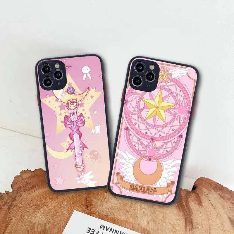 Bandai Cute Pink Sailor Moon Phone Case For iphone 13 12 11 Pro Max Mini XS 8 7 Plus X SE 2020 XR Matte Transparent Cover
Bandai Cute Pink Sailor Moon Phone Case For iphone 13 12 11 Pro Max Mini XS 8 7 Plus X SE 2020 XR Matte Transparent Cover