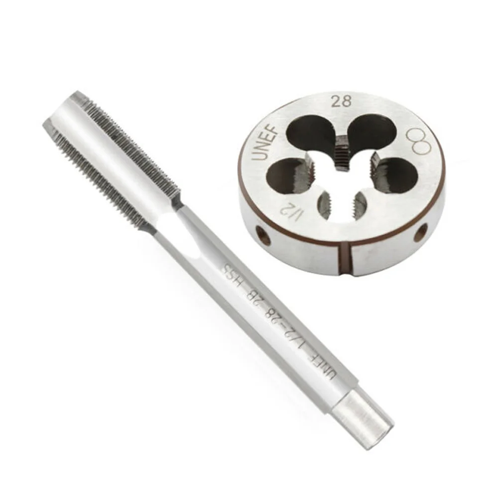 Set of 1/2"-28 Gunsmithing Tap + Die Set (1/2" X 28) For 9mm, 223, 5.56, 22LR 1/2x28 Tap + 1/2x28 Die Right Hand Thread Die New
Set of 1/2"-28 Gunsmithing Tap + Die Set (1/2" X 28) For 9mm, 223, 5.56, 22LR 1/2x28 Tap + 1/2x28 Die Right Hand Thread Die New