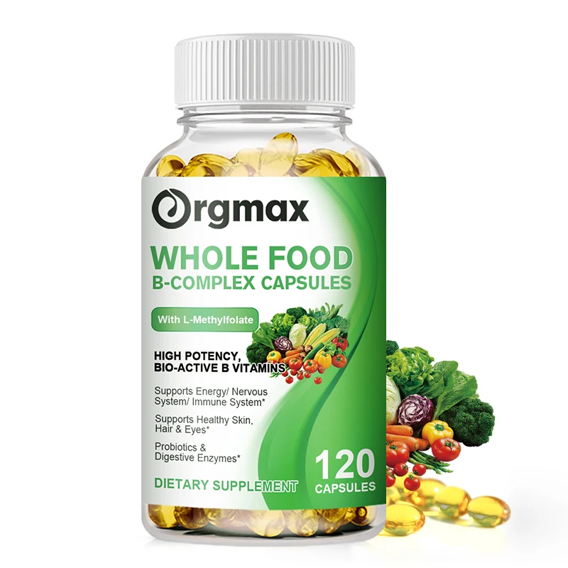 Orgmax Strength Vitamin B Complex Capsule B12 Folic Acid Biotin Reduce Stress Better Mood Nervous System Vitamins Health Food
Orgmax Strength Vitamin B Complex Capsule B12 Folic Acid Biotin Reduce Stress Better Mood Nervous System Vitamins Health Food