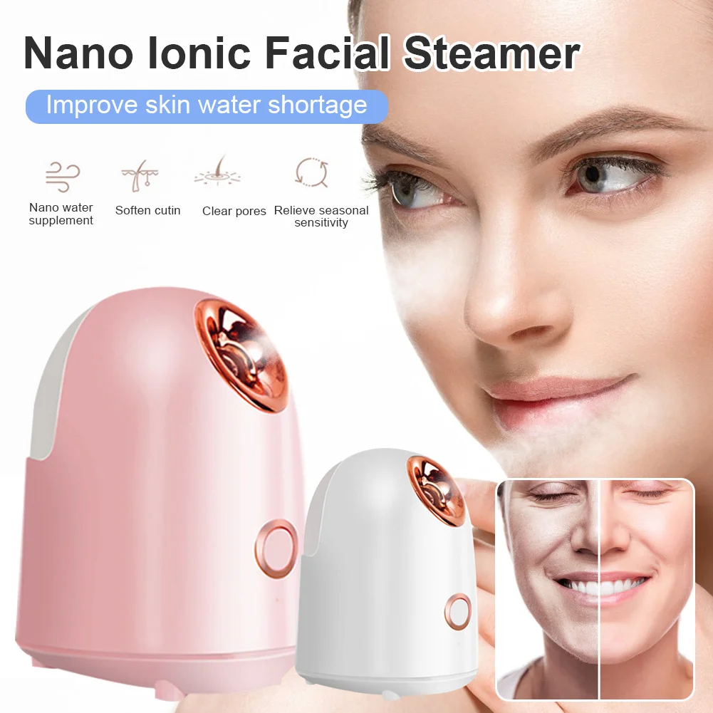 Hydrate Facial Steamer Face Sauna SPA Anti-Wrinkle Moisturizing Sprayer Open Pores Hydration Nano Mister Face Care Nano Ionic
Hydrate Facial Steamer Face Sauna SPA Anti-Wrinkle Moisturizing Sprayer Open Pores Hydration Nano Mister Face Care Nano Ionic
