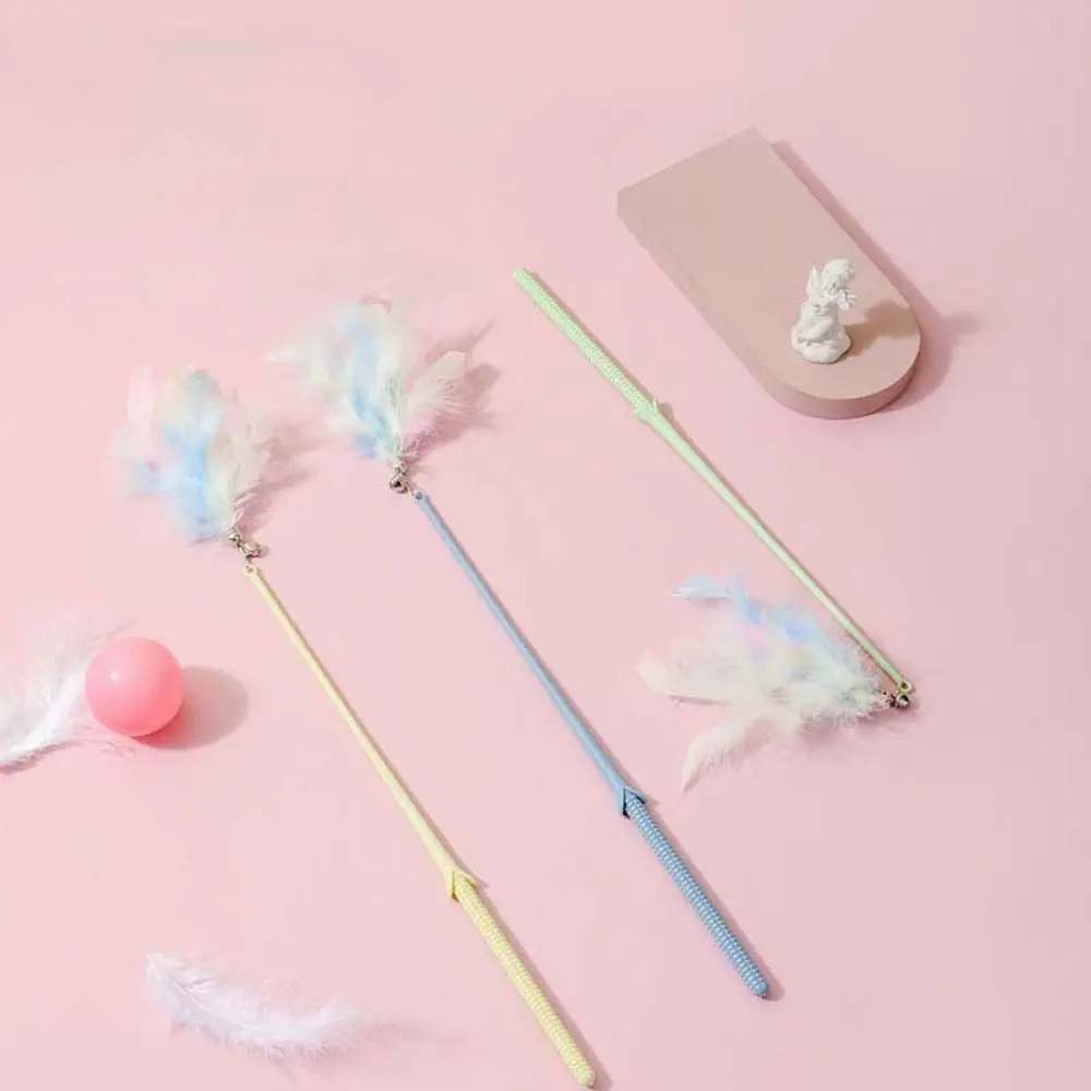Colorful Feathers Teasing Cat Pole Cat Toy Cactus Handle Durable Long Pole Teasing Cat Artifact Fairy Teasing Cat Stick
Colorful Feathers Teasing Cat Pole Cat Toy Cactus Handle Durable Long Pole Teasing Cat Artifact Fairy Teasing Cat Stick