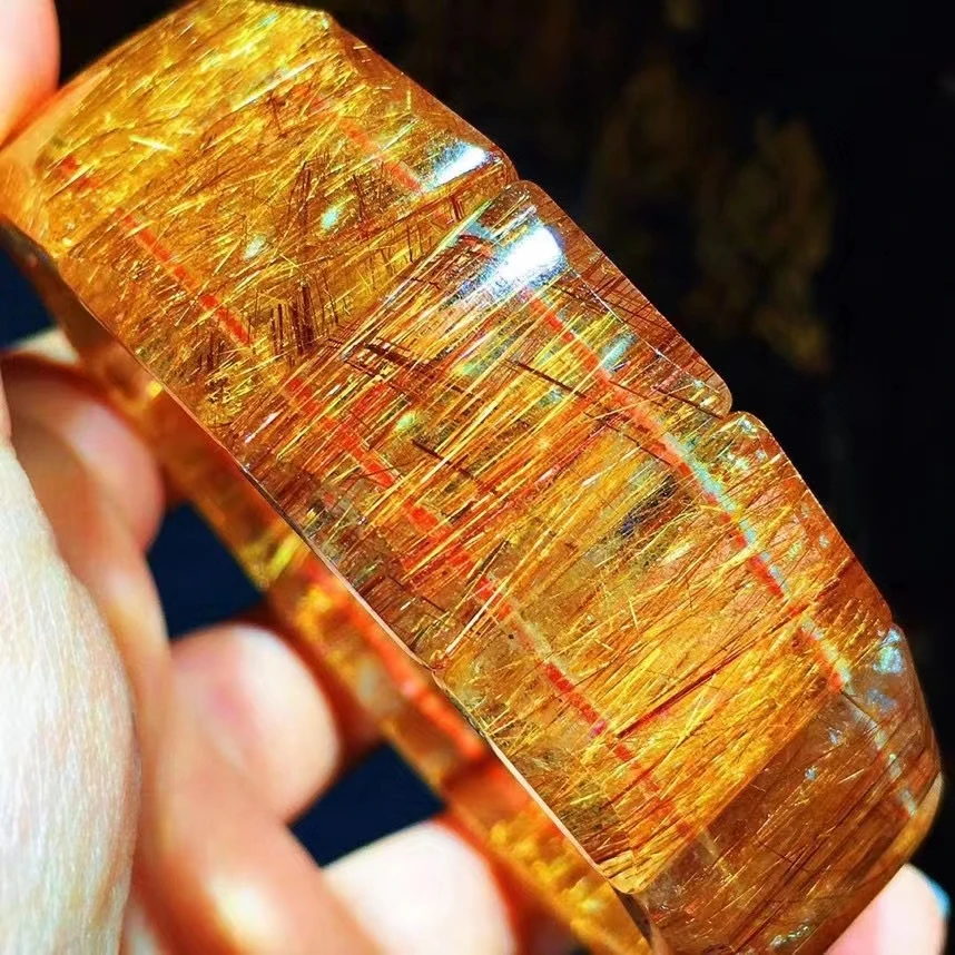 Natural Copper Rutilated Quartz Clear Rectangle Beads Bracelet 20x15.8x7mm Brazil Women Man Bracelet Genuine AAAAA
Natural Copper Rutilated Quartz Clear Rectangle Beads Bracelet 20x15.8x7mm Brazil Women Man Bracelet Genuine AAAAA