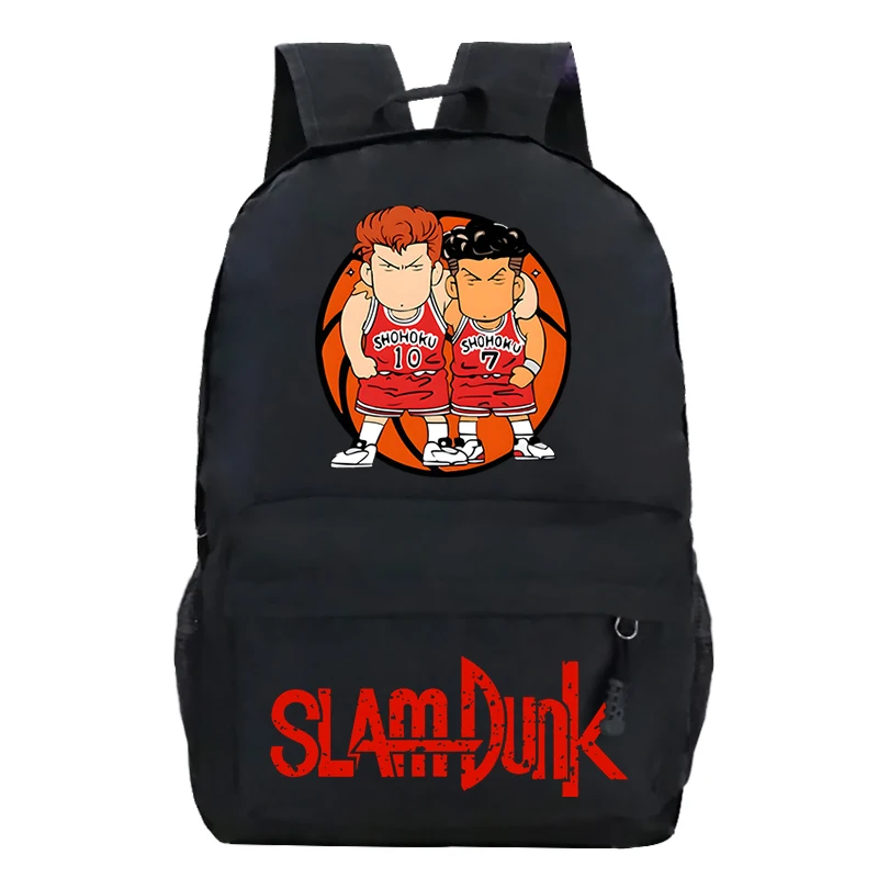 

Anime SLAM DUNK Backpack Boys Basketball Fashion Mochilas Cute Sakuragi Hanamichi Bookbag Manga Ryota Miyagi Girls School Bags