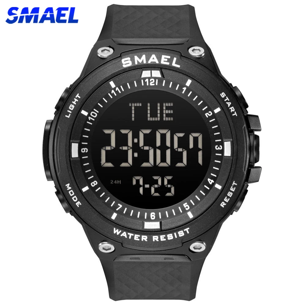 SMAEL Sport Watch Men Military Army Digital Watches Waterproof Alarm Male Clock LED Date Men's WristWatch Relogio Masculino
SMAEL Sport Watch Men Military Army Digital Watches Waterproof Alarm Male Clock LED Date Men's WristWatch Relogio Masculino