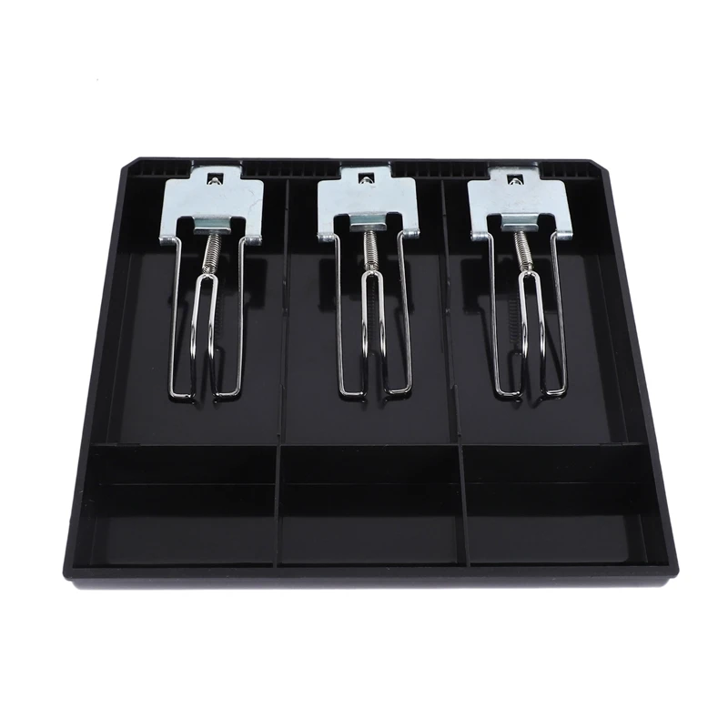 

3-Grid Money Cash Coin Register Insert Tray Replacement Cashier Drawer Storage Register Tray Box Classify Store