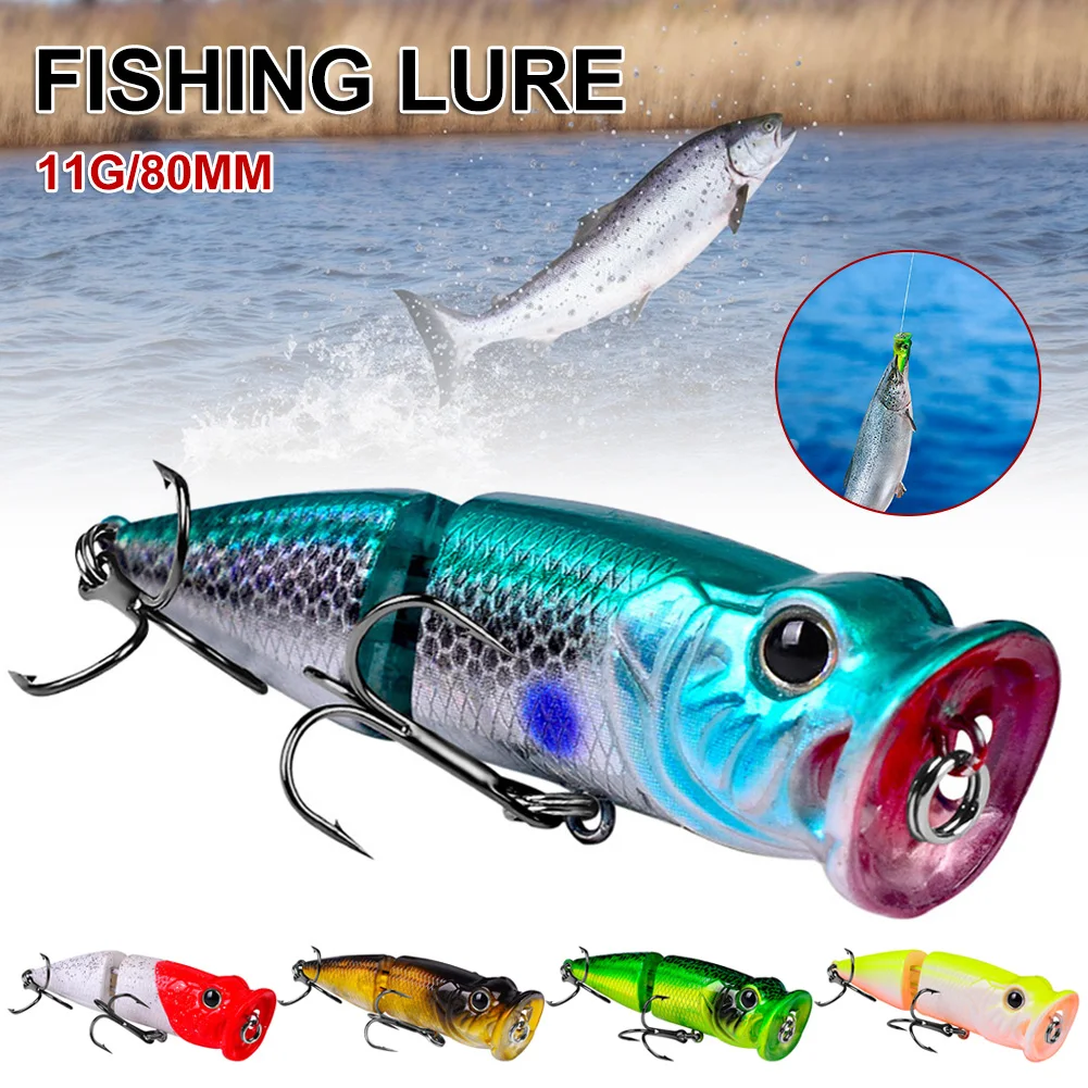 Fishing Lures 8m/11g Topwater Popper Bait 5 Color Fishing Bait Artificial Wobblers Plastic Fishing Tackle Fishing Accessories
Fishing Lures 8m/11g Topwater Popper Bait 5 Color Fishing Bait Artificial Wobblers Plastic Fishing Tackle Fishing Accessories