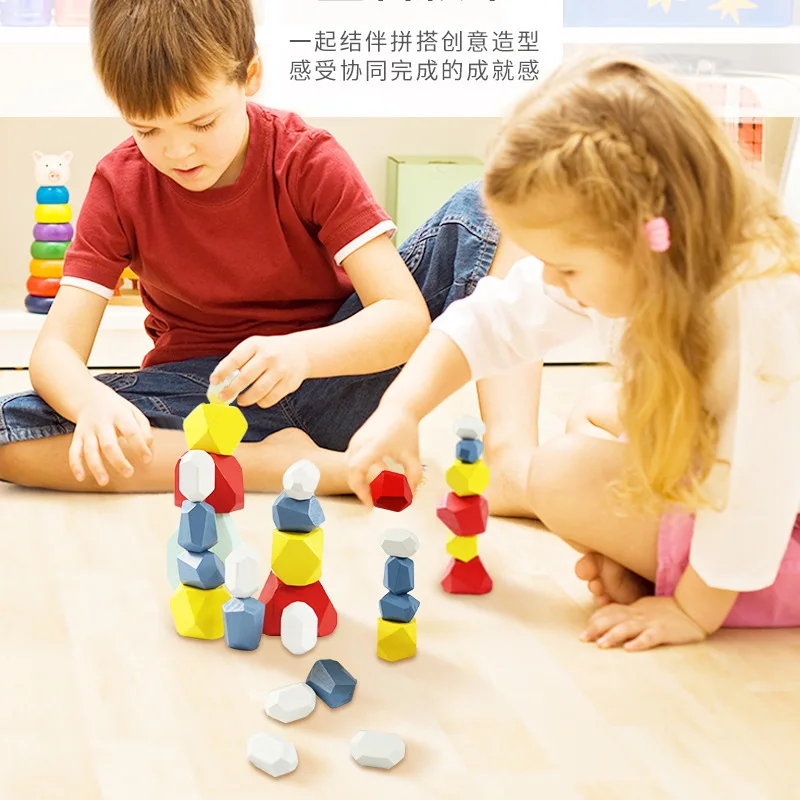 Minor Blemish Wooden Stone Stacking Toy Creative Stacking Balance Game Building Block Set Child Educational Early Cognitive Toy
Minor Blemish Wooden Stone Stacking Toy Creative Stacking Balance Game Building Block Set Child Educational Early Cognitive Toy