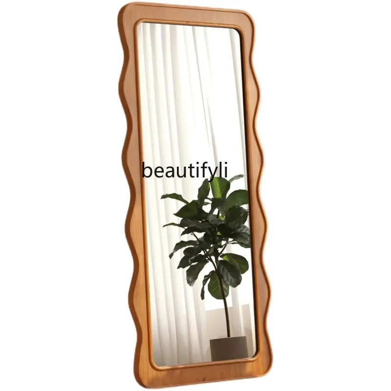 yj Solid Wood Full-Length Mirror Floor Mirror Home Bedroom Full-Length Mirror Wall Hanging Dressing Mirror
yj Solid Wood Full-Length Mirror Floor Mirror Home Bedroom Full-Length Mirror Wall Hanging Dressing Mirror