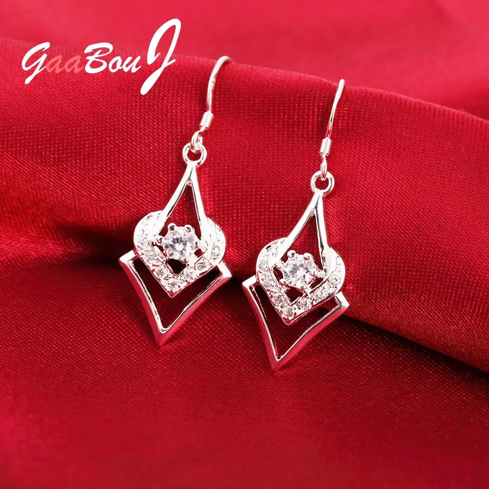 Fashion 925 Sterling Silver Women's Zircon Heart Dangle Earrings 2022 Trend Wedding Earrings Pendant Jewelry Christmas GaaBou
Fashion 925 Sterling Silver Women's Zircon Heart Dangle Earrings 2022 Trend Wedding Earrings Pendant Jewelry Christmas GaaBou