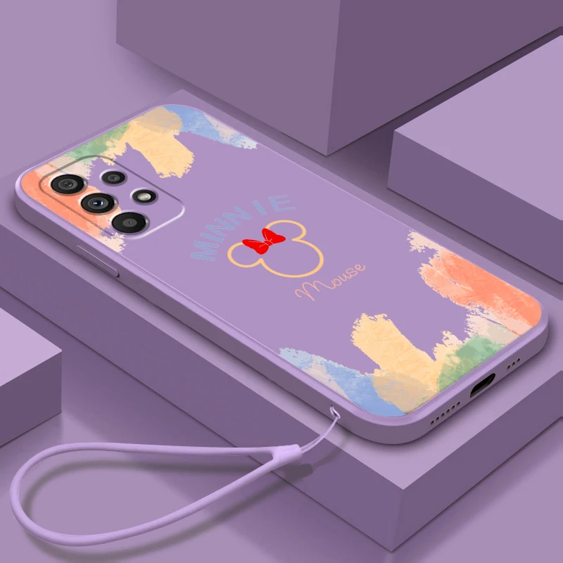 Mickey Minnie Mouse Stitch Liquid Rope Funda Phone Case For Samsung A73 A53 A33 A52 A32 A23 A22 A71 A51 A21S A03S A50 A30 5G
Mickey Minnie Mouse Stitch Liquid Rope Funda Phone Case For Samsung A73 A53 A33 A52 A32 A23 A22 A71 A51 A21S A03S A50 A30 5G