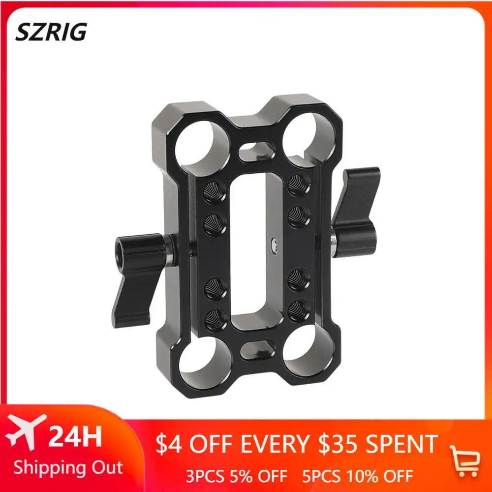 SZRIG Shoulder Rig Railblock System Height Riser Offset Railblock 15mm Rod Clamp For DSLR Camera Shoulder Rig
SZRIG Shoulder Rig Railblock System Height Riser Offset Railblock 15mm Rod Clamp For DSLR Camera Shoulder Rig
