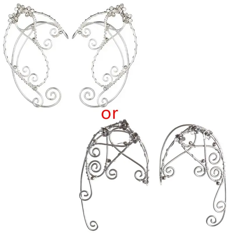 Fashion Wing Tassel Filigree Fairy Wrap Earrings Elf Ear Cuffs Clip-on Earrings 066C
Fashion Wing Tassel Filigree Fairy Wrap Earrings Elf Ear Cuffs Clip-on Earrings 066C