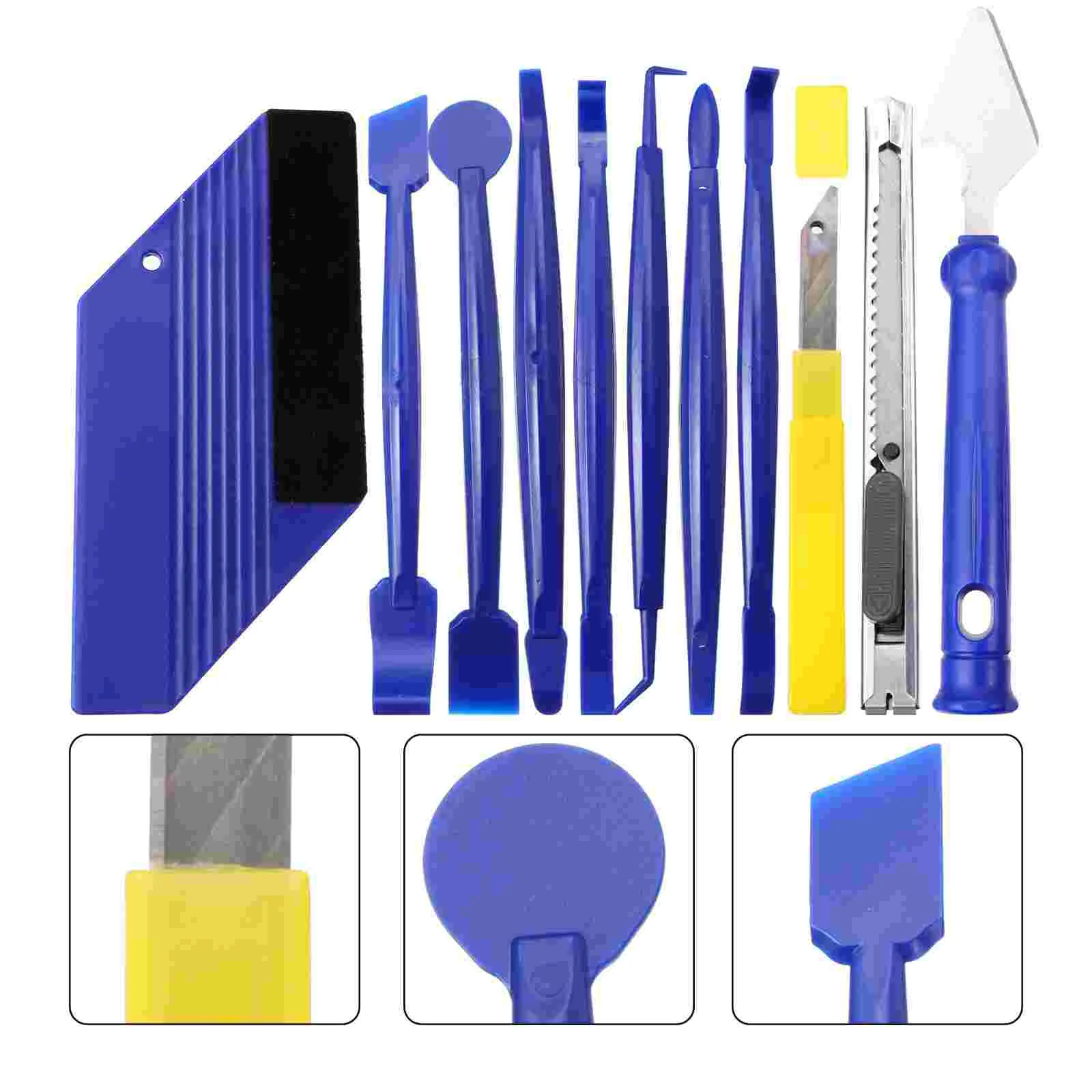 1 set of Light Safe Fine Useful Car Tint Tools Film Installing Tool Plastic Squeegee Car Vinyl Scraper Film Squeegee
1 set of Light Safe Fine Useful Car Tint Tools Film Installing Tool Plastic Squeegee Car Vinyl Scraper Film Squeegee