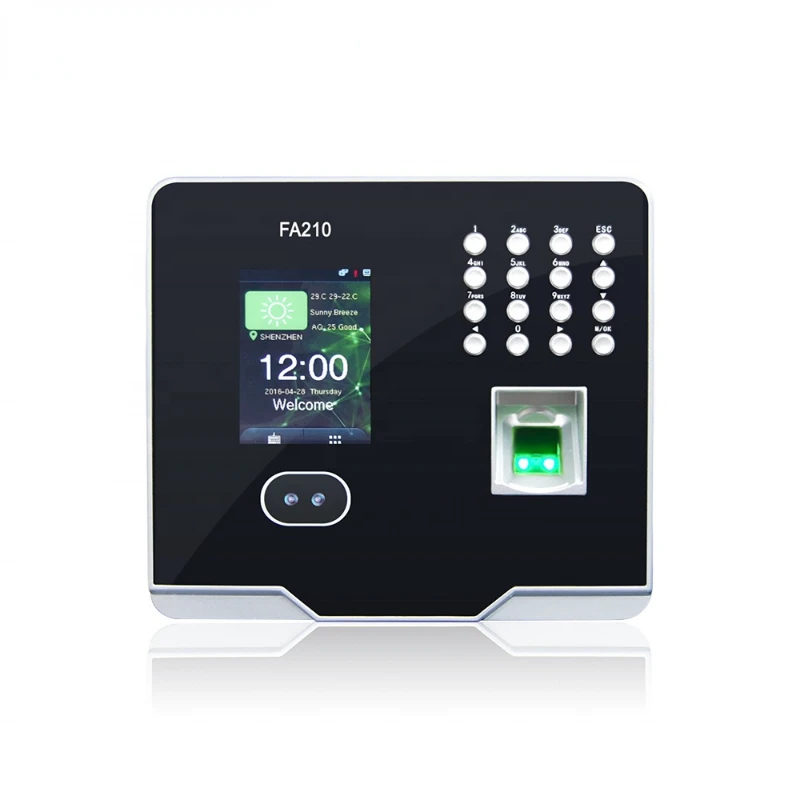Bio-metric Machine Multi Languages Face recognition Time Attendance and Access Control FA210
Bio-metric Machine Multi Languages Face recognition Time Attendance and Access Control FA210