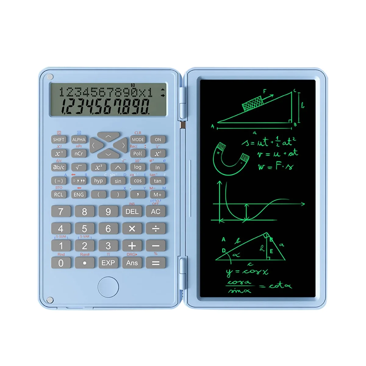 

Scientific Calculators, 12-Digit LCD Display Pocket Office Desktop Calculator for Home School Meeting and Study,Blue