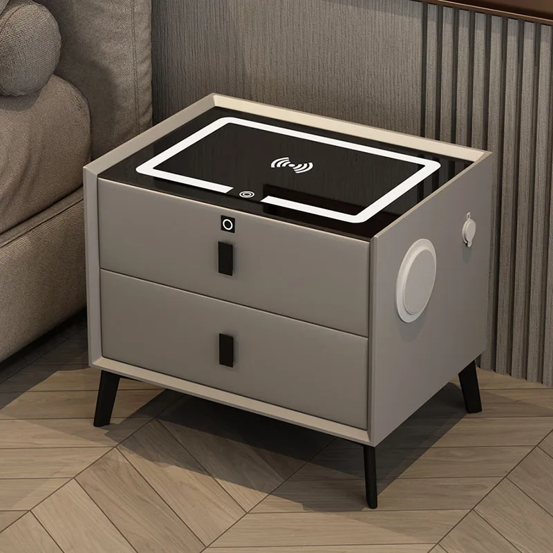 Solid Wood Table Small Simple Smart Bedside Table Storage Nightstand Comfortable Cajonera Dormitorio Luxury Modern Furniture
Solid Wood Table Small Simple Smart Bedside Table Storage Nightstand Comfortable Cajonera Dormitorio Luxury Modern Furniture