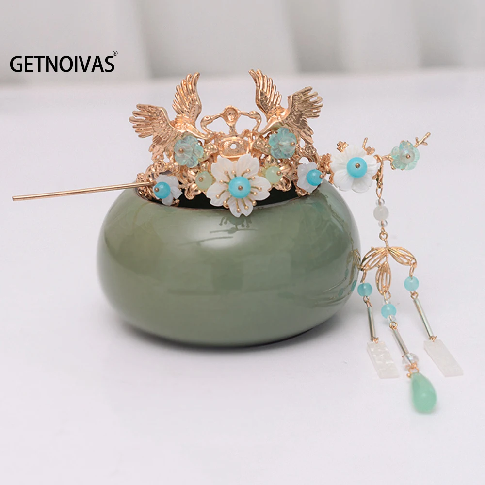 Шпилька для волос в старинном стиле женские аксессуары Hanfu шпилька для волос в китайском стиле дикая Фея шпильки для волос головной убор акс... 
Шпилька для волос в старинном стиле женские аксессуары Hanfu шпилька для волос в китайском стиле дикая Фея шпильки для волос головной убор акс...