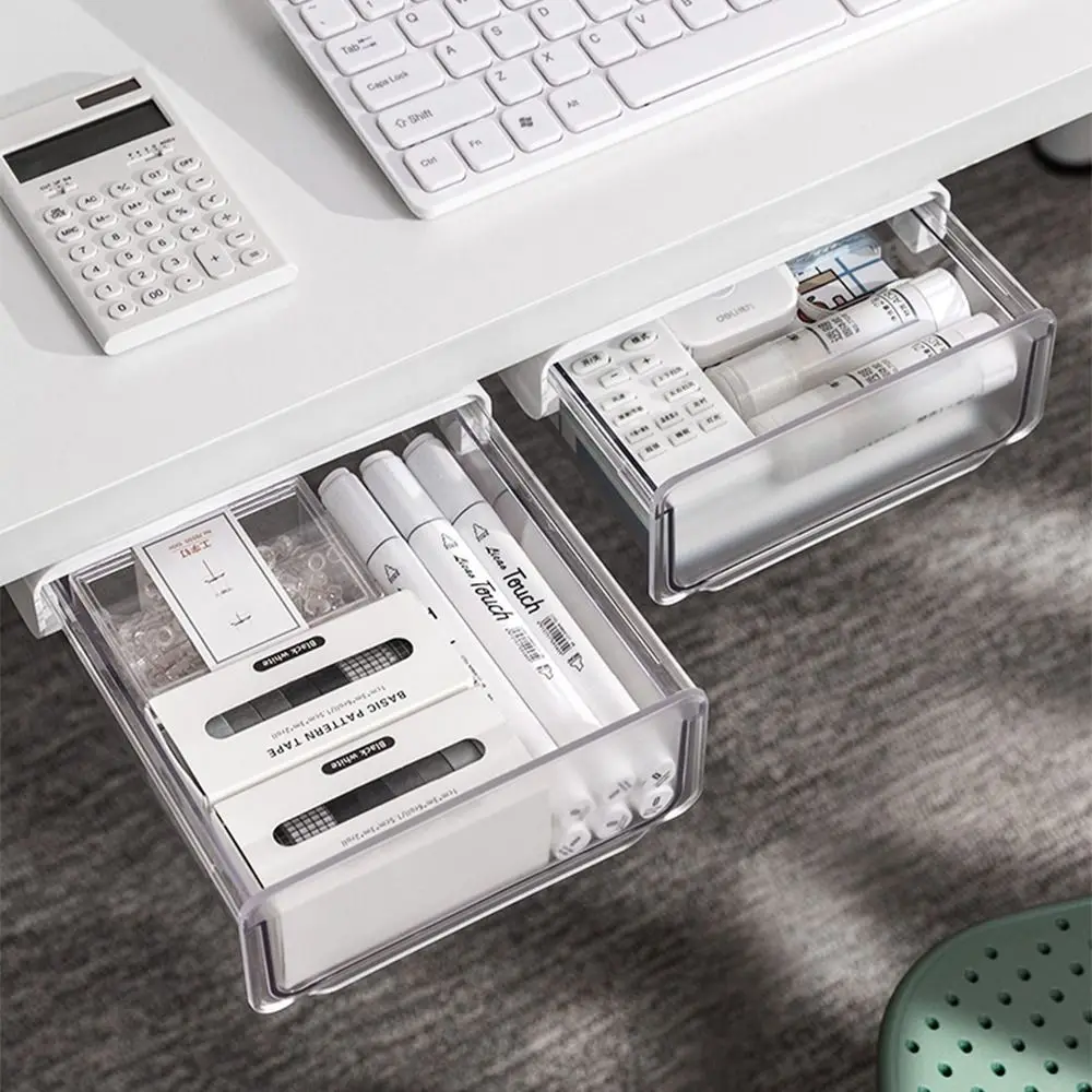 Stationery Case Office Under Drawer Desk Organizer Box Stand Desk Desktop Table Storage Container Under Storage Makeup
Stationery Case Office Under Drawer Desk Organizer Box Stand Desk Desktop Table Storage Container Under Storage Makeup