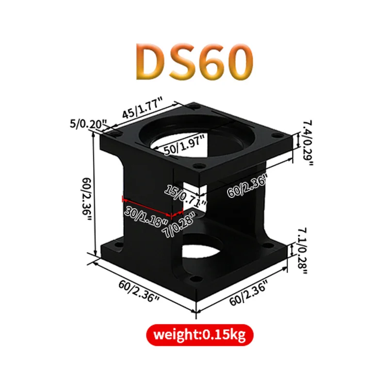 Кронштейн для серводвигателя YJYZ NEMA 17/23/34
Кронштейн для серводвигателя YJYZ NEMA 17/23/34