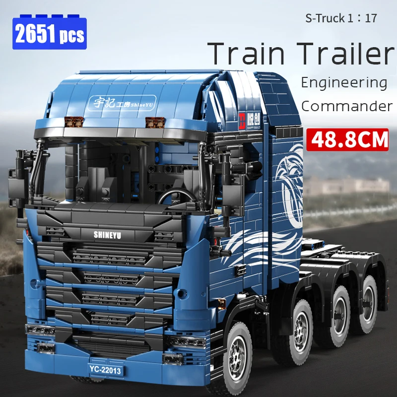 2022 New Technology Truck Blocks MOC City Trailer Car Bricks Assembling Model Educational Toys for Children Birthday Gift Set
2022 New Technology Truck Blocks MOC City Trailer Car Bricks Assembling Model Educational Toys for Children Birthday Gift Set