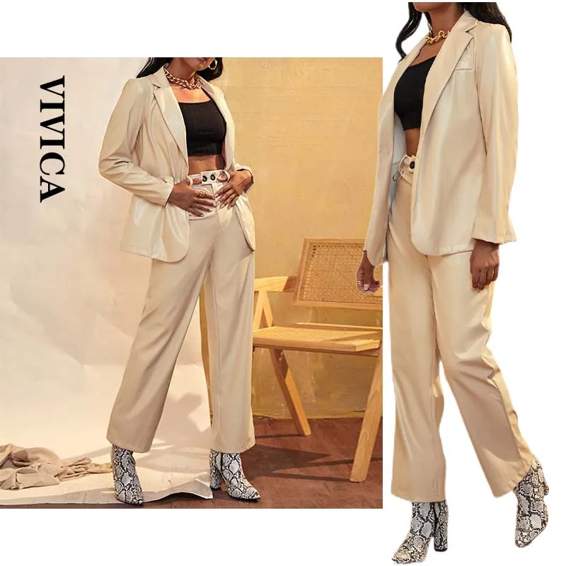European and American Professional Suit Women's Autumn and Winter Solid Color Long-sleeved Jacket Suit Pants Suit Formal Dress
European and American Professional Suit Women's Autumn and Winter Solid Color Long-sleeved Jacket Suit Pants Suit Formal Dress