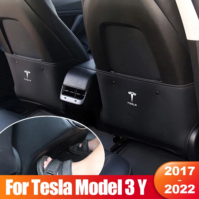 For Tesla Model 3 Model Y 2017- 2022 Model3 Seat Back Car Anti Kick Pad Protector Interior Child Anti Dirty Leather Accessories
For Tesla Model 3 Model Y 2017- 2022 Model3 Seat Back Car Anti Kick Pad Protector Interior Child Anti Dirty Leather Accessories