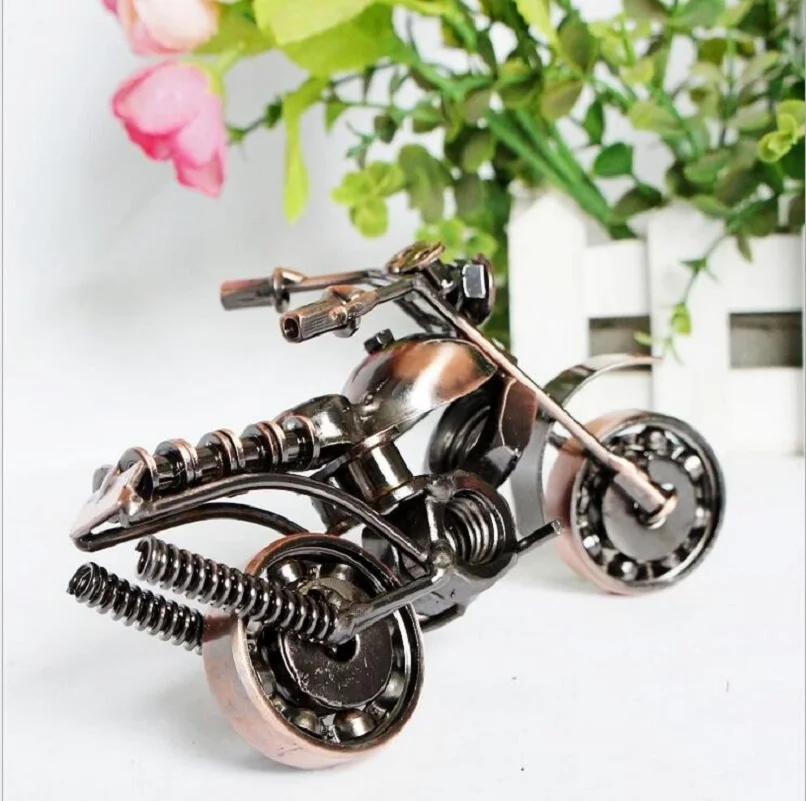 5inch Fashion Metal Motorcycle Model Retro Handmade Miniature Motorbike Home Decoration Iron Crafts Kid Toy
5inch Fashion Metal Motorcycle Model Retro Handmade Miniature Motorbike Home Decoration Iron Crafts Kid Toy