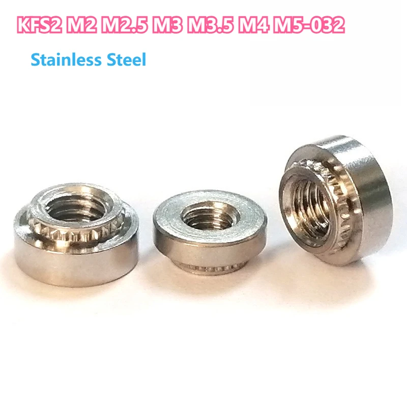 Самозажимные гайки KFS2/KF2 из нержавеющей стали
Самозажимные гайки KFS2/KF2 из нержавеющей стали