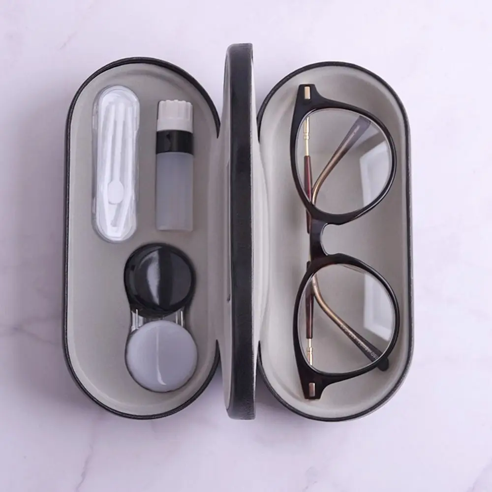 Double Layered Dual Purpose Glasses Box Contact Lens Case Sunglasses Storage Box High-Quality Portable Pu Leather Eyewear Cases
Double Layered Dual Purpose Glasses Box Contact Lens Case Sunglasses Storage Box High-Quality Portable Pu Leather Eyewear Cases