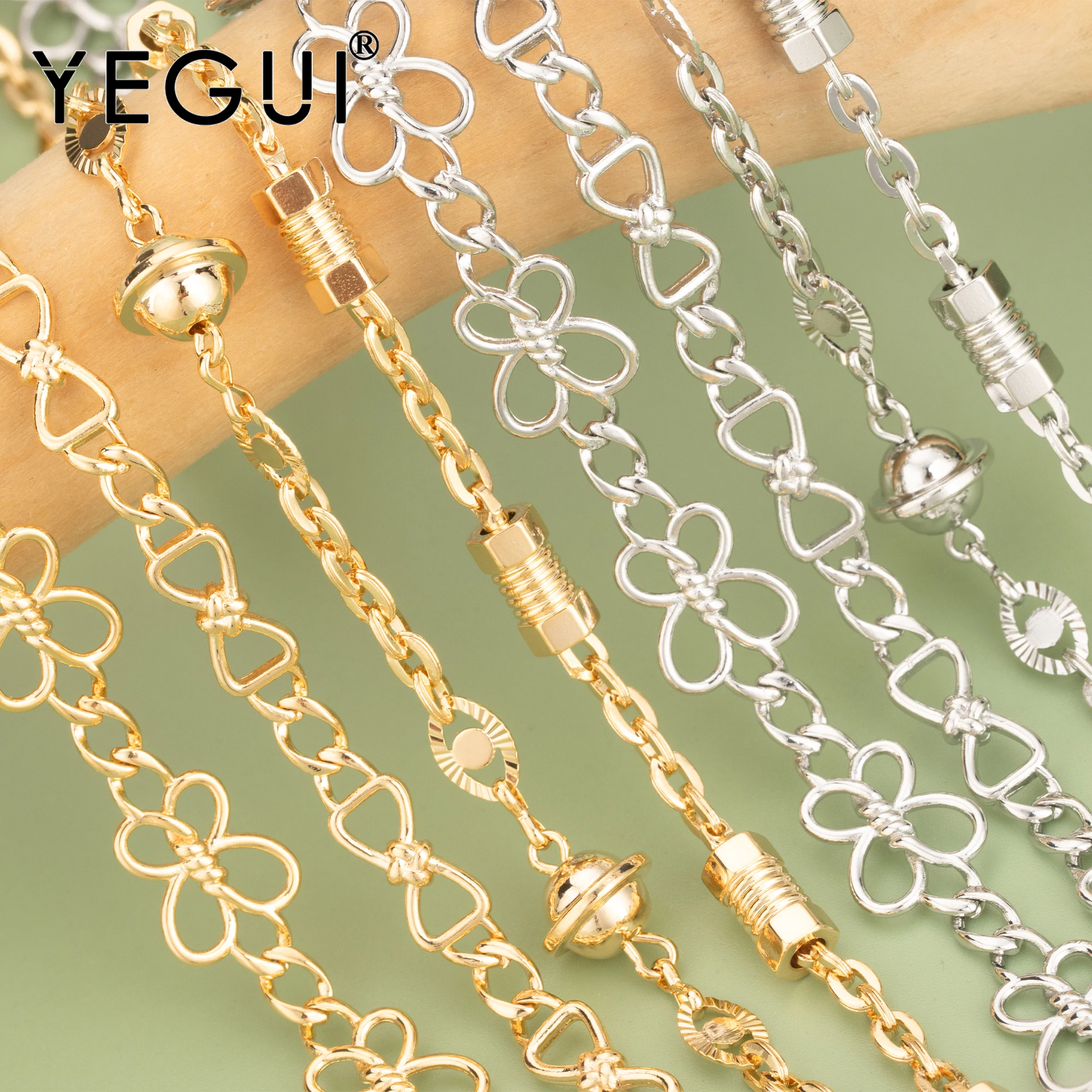 YEGUI C302,diy chain,nickel free,18k gold rhodium plated,copper,jewelry findings,jewelry making,diy bracelet necklace,1m/lot
YEGUI C302,diy chain,nickel free,18k gold rhodium plated,copper,jewelry findings,jewelry making,diy bracelet necklace,1m/lot