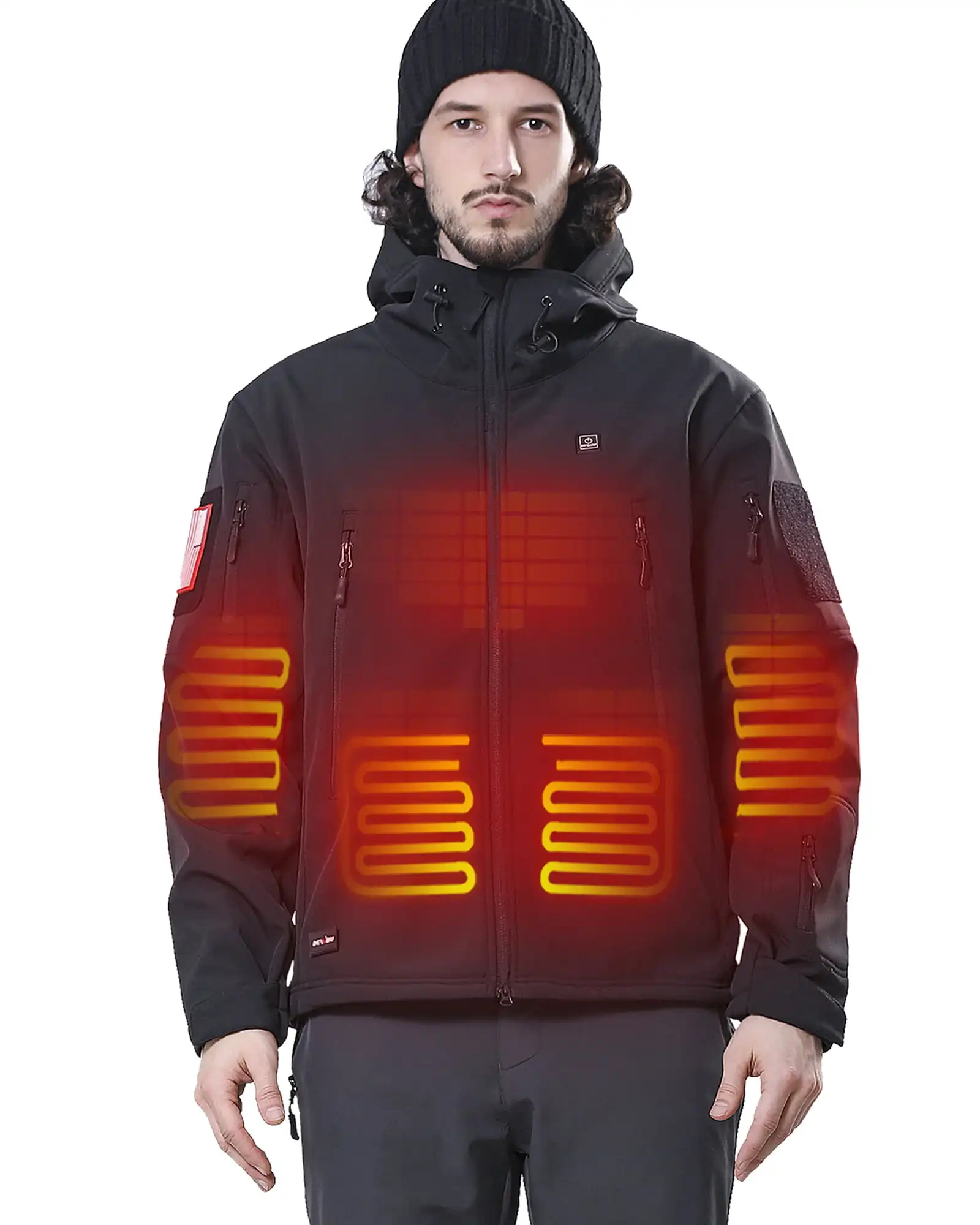 Heated Jacket with 12V Battery Pack Winter Outdoor Soft Shell Heating Coat, Men's Black, L
Heated Jacket with 12V Battery Pack Winter Outdoor Soft Shell Heating Coat, Men's Black, L