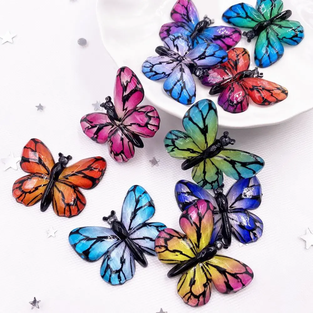 Resin Shiny Colorful Crystal Butterflies Flatback Rhinestone 1 Hole Appliques Ornaments 10pcs Home Figurines decor Crafts
Resin Shiny Colorful Crystal Butterflies Flatback Rhinestone 1 Hole Appliques Ornaments 10pcs Home Figurines decor Crafts