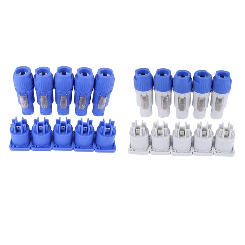 25Sets Powercon Connector 3Pins 20A 250V Male Plug + Chassis Socket For Electric Drill LED Stage Lighting Power
25Sets Powercon Connector 3Pins 20A 250V Male Plug + Chassis Socket For Electric Drill LED Stage Lighting Power