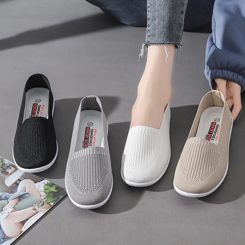 2022 Hot Sale Women's Flat Shoes Summer Mesh Breathable Casual Flats Sneakers Ladies Knitting Shallow Comfort Walking Shoes
2022 Hot Sale Women's Flat Shoes Summer Mesh Breathable Casual Flats Sneakers Ladies Knitting Shallow Comfort Walking Shoes