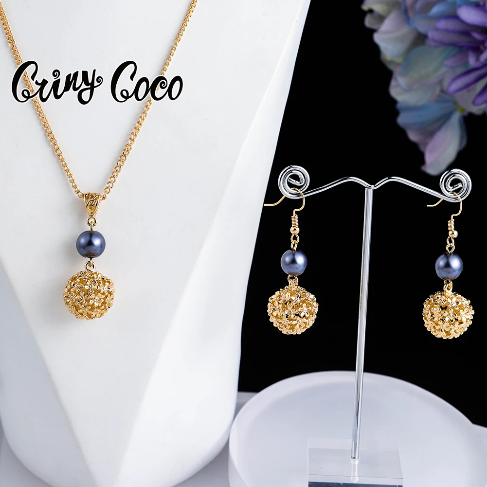Cring Coco Hawiian Flower Ball Jewelry Sets Luxury Quality Chain Necklace Polynesian Samoan Flower Earrings Set for Women 2022
Cring Coco Hawiian Flower Ball Jewelry Sets Luxury Quality Chain Necklace Polynesian Samoan Flower Earrings Set for Women 2022
