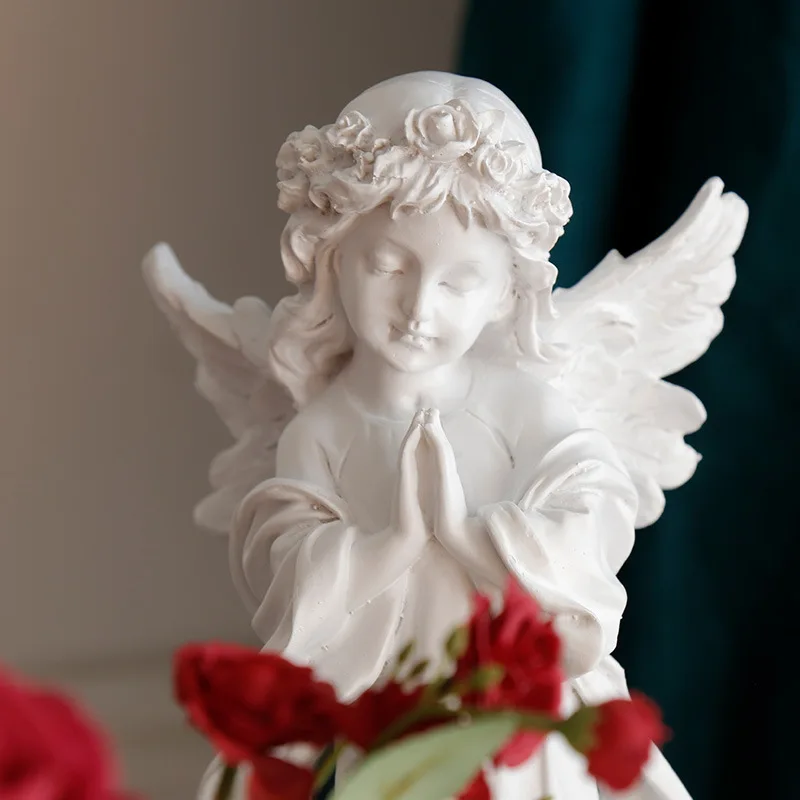 Angel Plaster Miniature Figurines Ornaments Office Study Desktop Decor Resin Figurines Crafts American Rustic Home Room Decor
Angel Plaster Miniature Figurines Ornaments Office Study Desktop Decor Resin Figurines Crafts American Rustic Home Room Decor