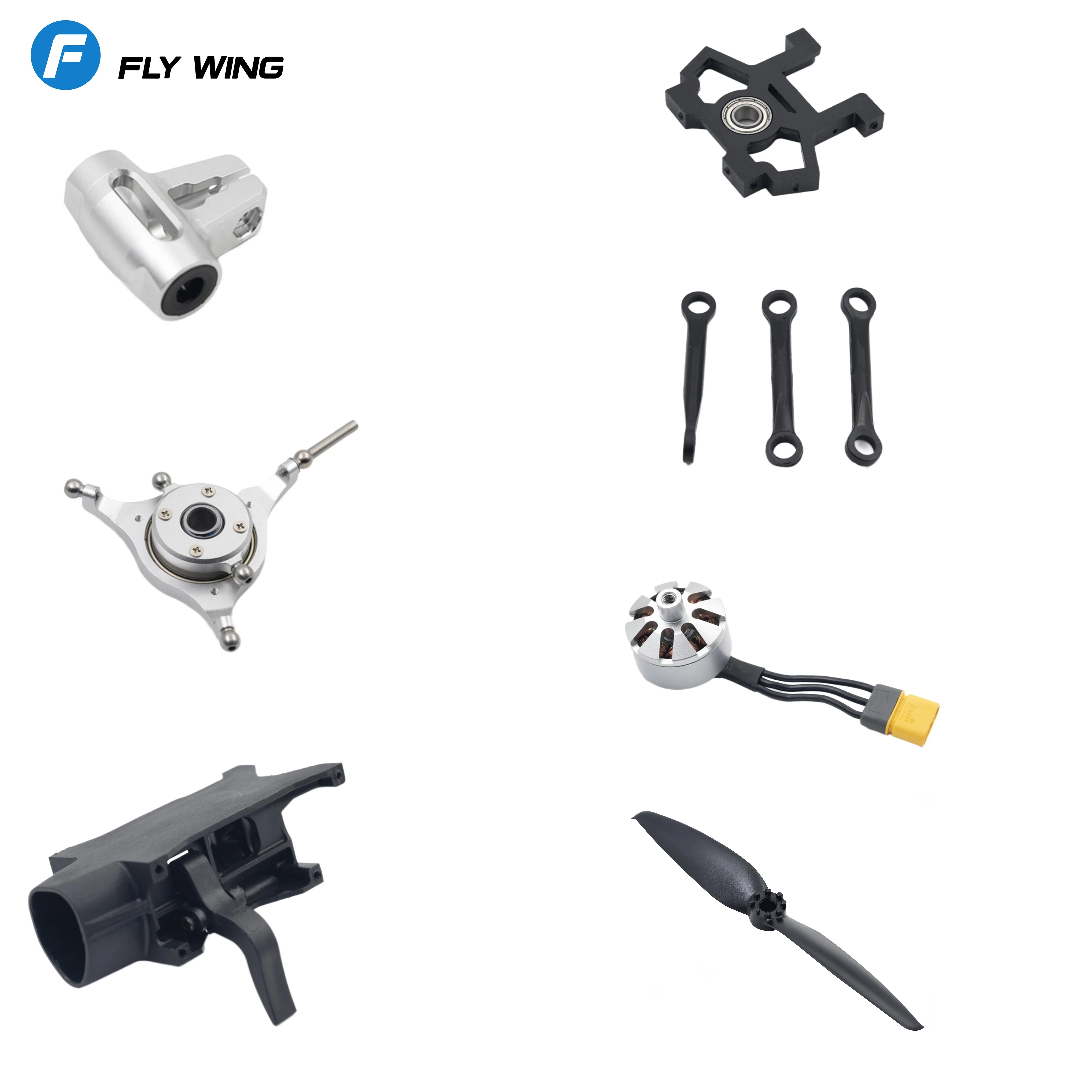 

FLY WING FW450L V3 RC Helicopter spare parts motor propeller gear servo ESC main axis Horizontal axis Landing gear Housing etc